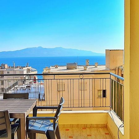 Colorful Sea View Apartment Sarande Exterior photo