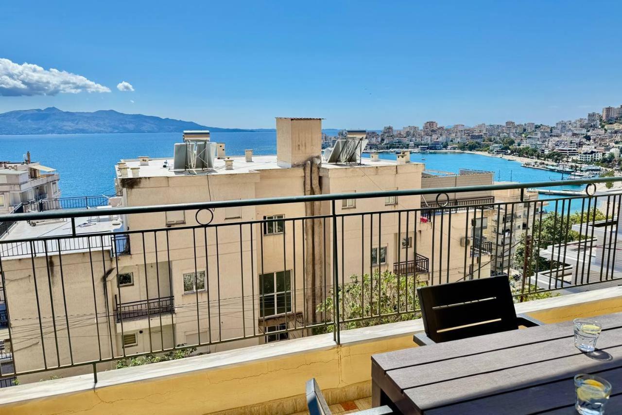 Colorful Sea View Apartment Sarande Exterior photo